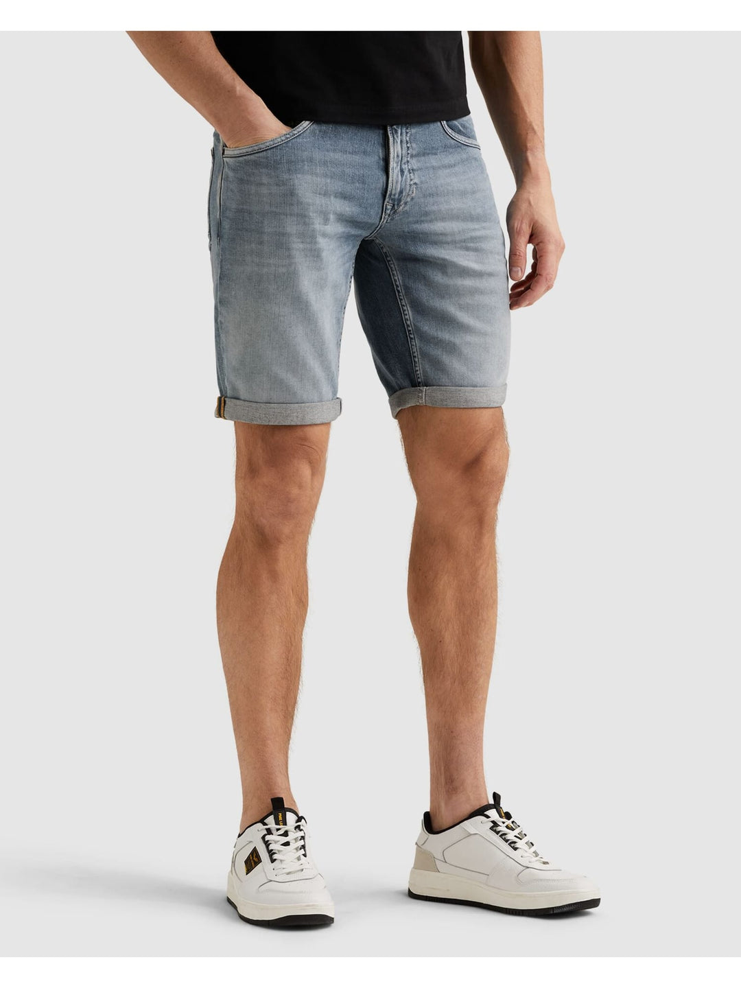 PME-Legend PSH165 short denim heren – blauw - Blue Denim