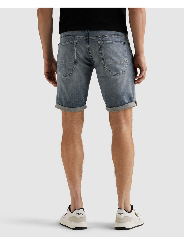 PME-Legend PSH165 short denim heren – blauw - Blue Denim
