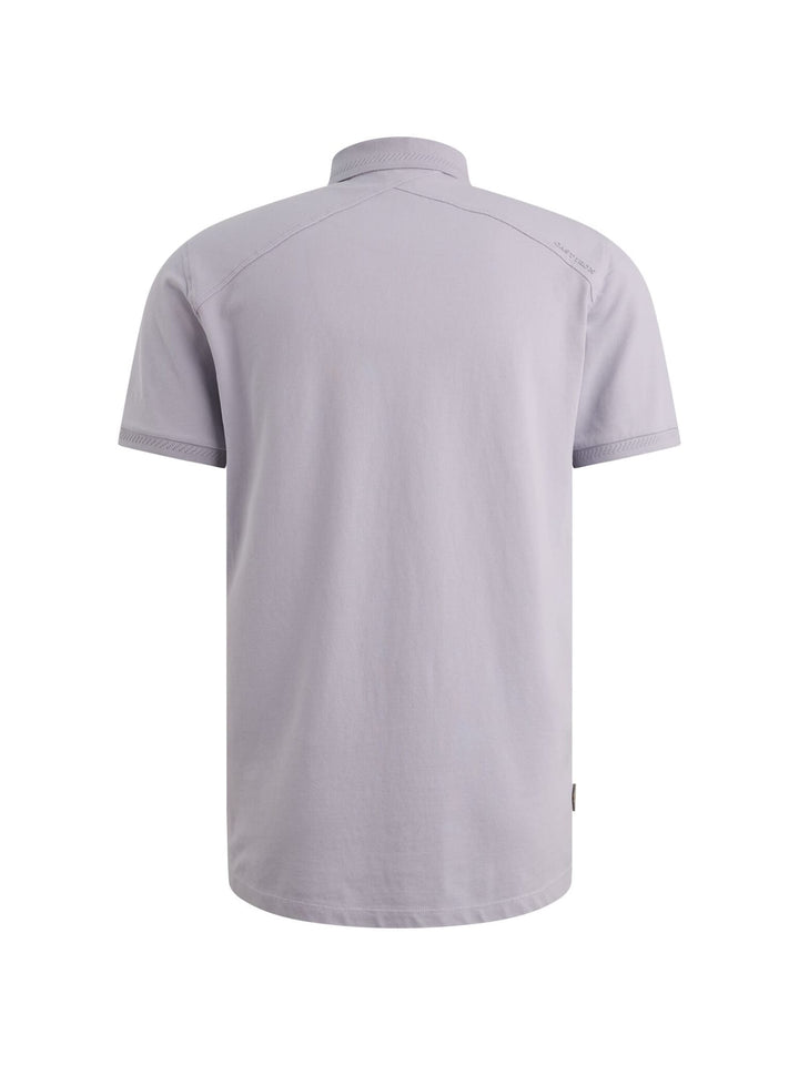 Cast Iron polo k/m heren lila – slim fit