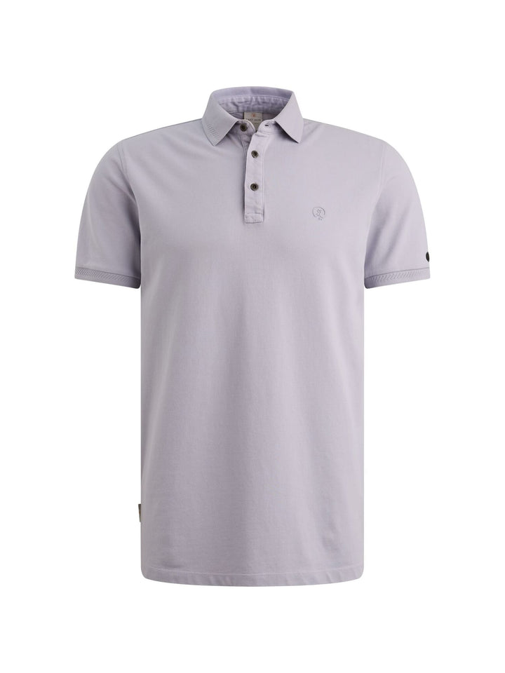 Cast Iron polo k/m heren lila – slim fit