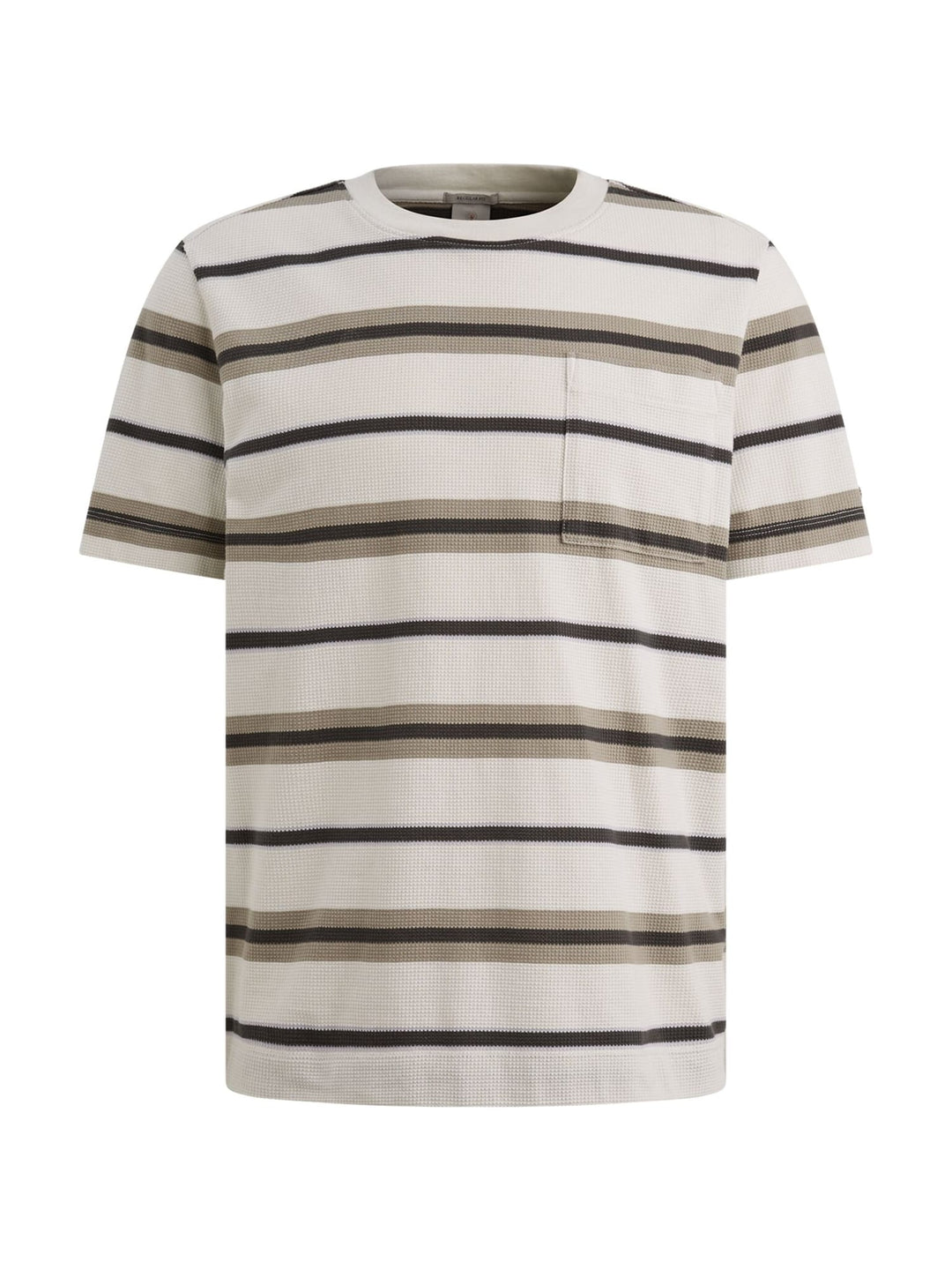 Cast Iron T-shirt ecru dessin – heren