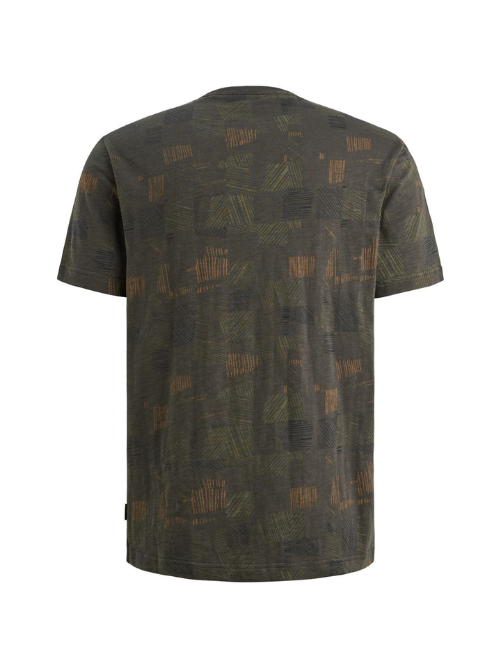 PME-Legend t-shirt k/m heren groen dessin – PTSS2602561