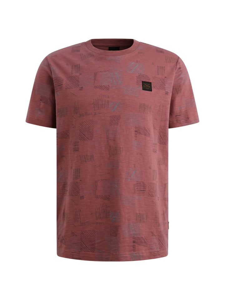 PME-Legend T-shirt roze dessin – heren
