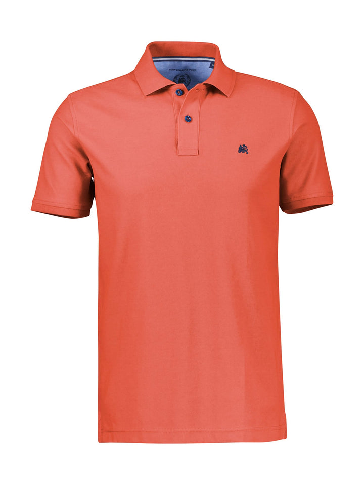 Lerros polo koraal rood – heren