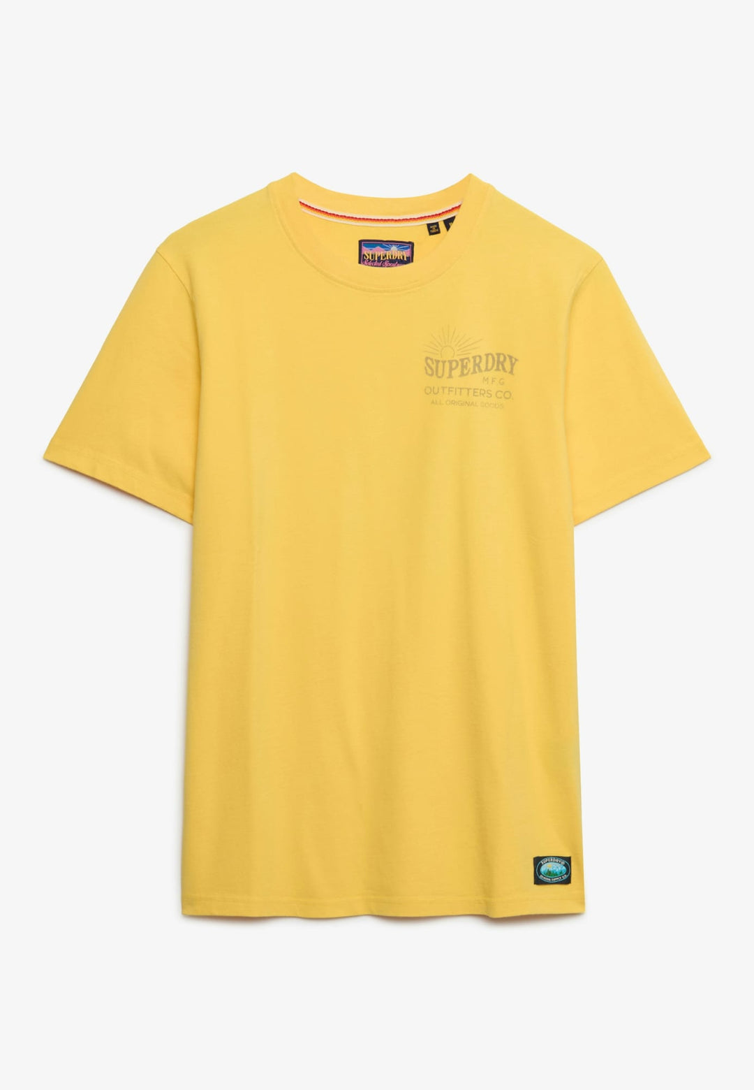 Superdry Outdoors Mountain T-shirt licht geel – heren