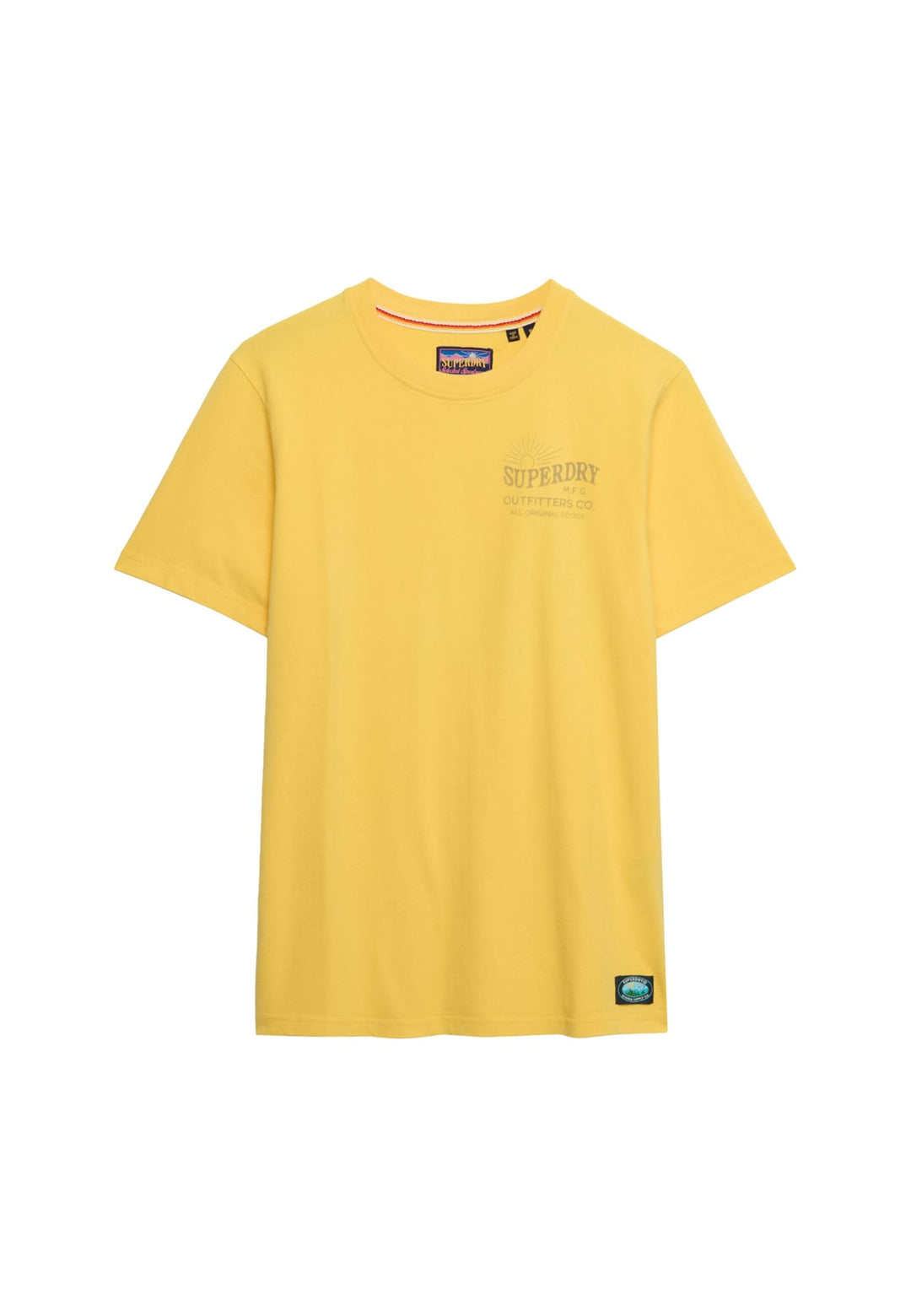 Superdry Outdoors Mountain T-shirt licht geel – heren