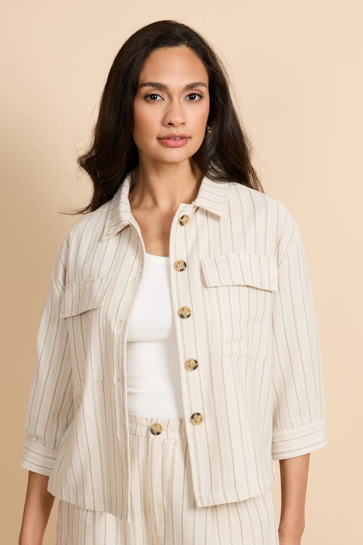 G-Maxx Bellamy blouse beige – dames