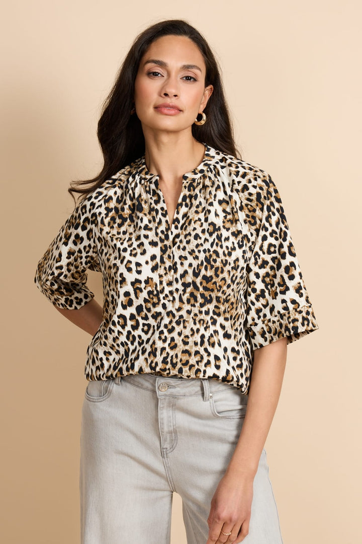 G-Maxx Penelope top wit dessin – dames