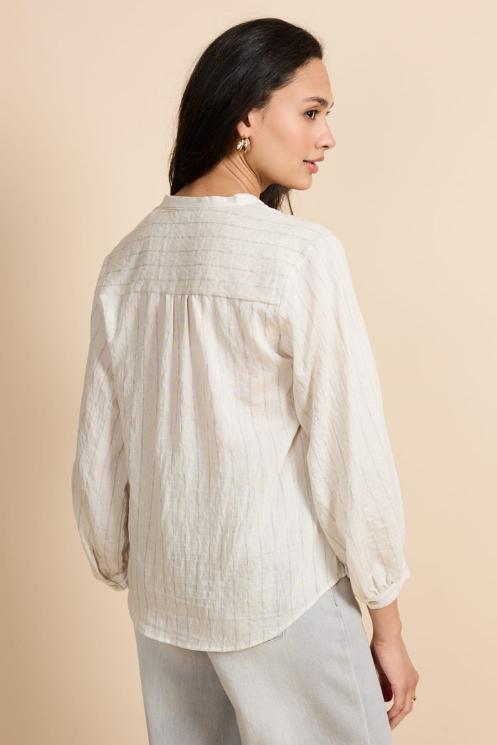 G-Maxx Wivine blouse beige – dames blouse l/m