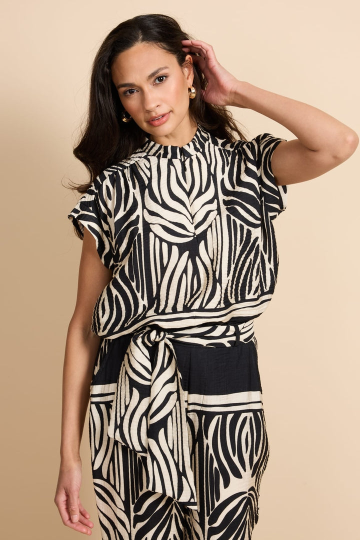 G-Maxx Havine top zwart – dames top