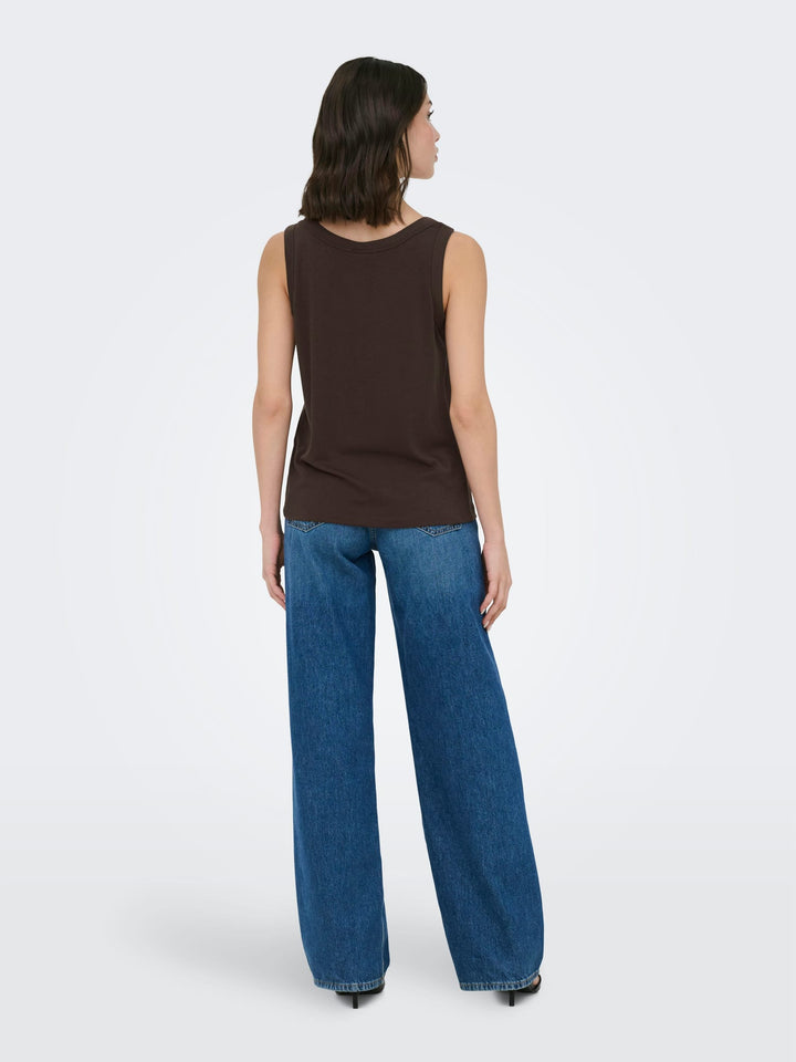 Jacqueline de Yong Uffa singlet steenrood – dames