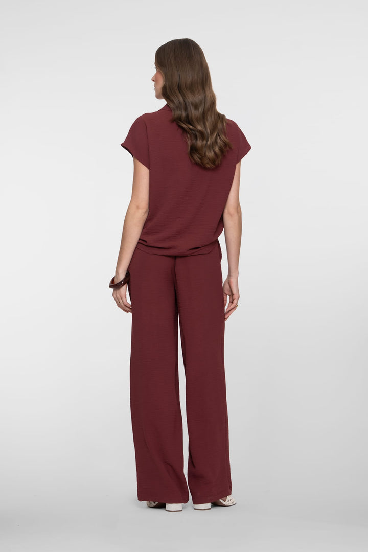 Geisha 61111-21 bordeaux lange broek dames