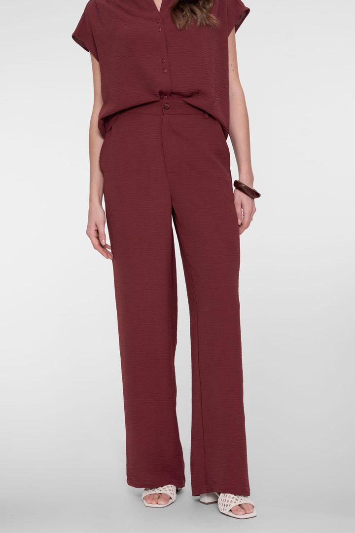 Geisha 61111-21 bordeaux lange broek dames