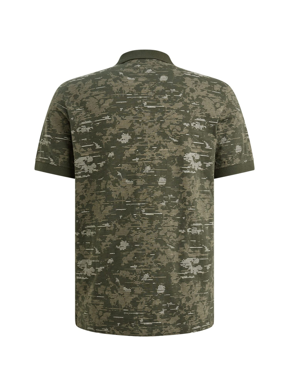 PME-Legend polo k/m heren groen dessin – PPSS2603859