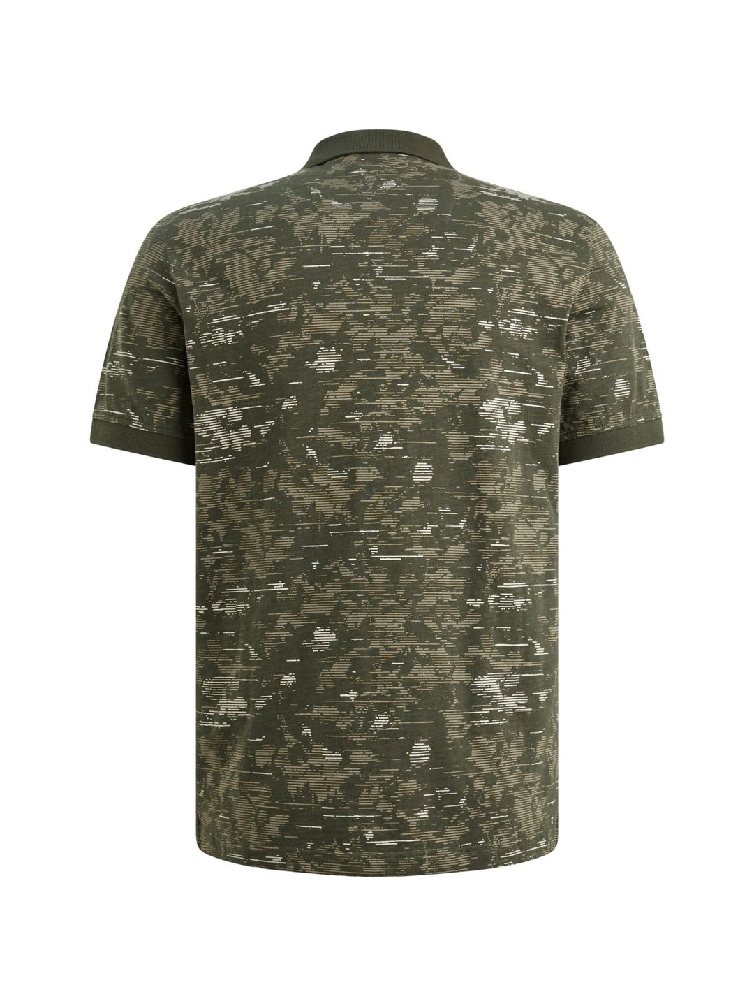 PME-Legend polo k/m heren groen dessin – PPSS2603859
