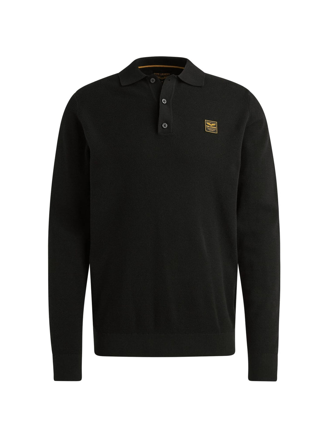 PME-Legend PPS2509851 polo lange mouw zwart – heren