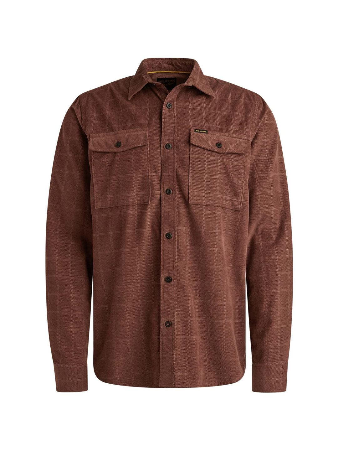 PME-Legend overhemd l/m bordeaux – heren