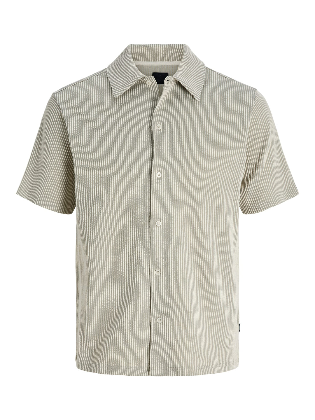 Jack & Jones overhemd k/m olijf – heren