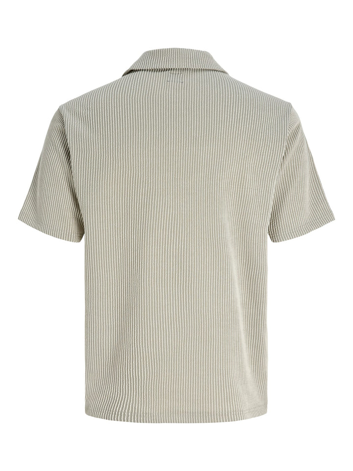 Jack & Jones overhemd k/m olijf – heren
