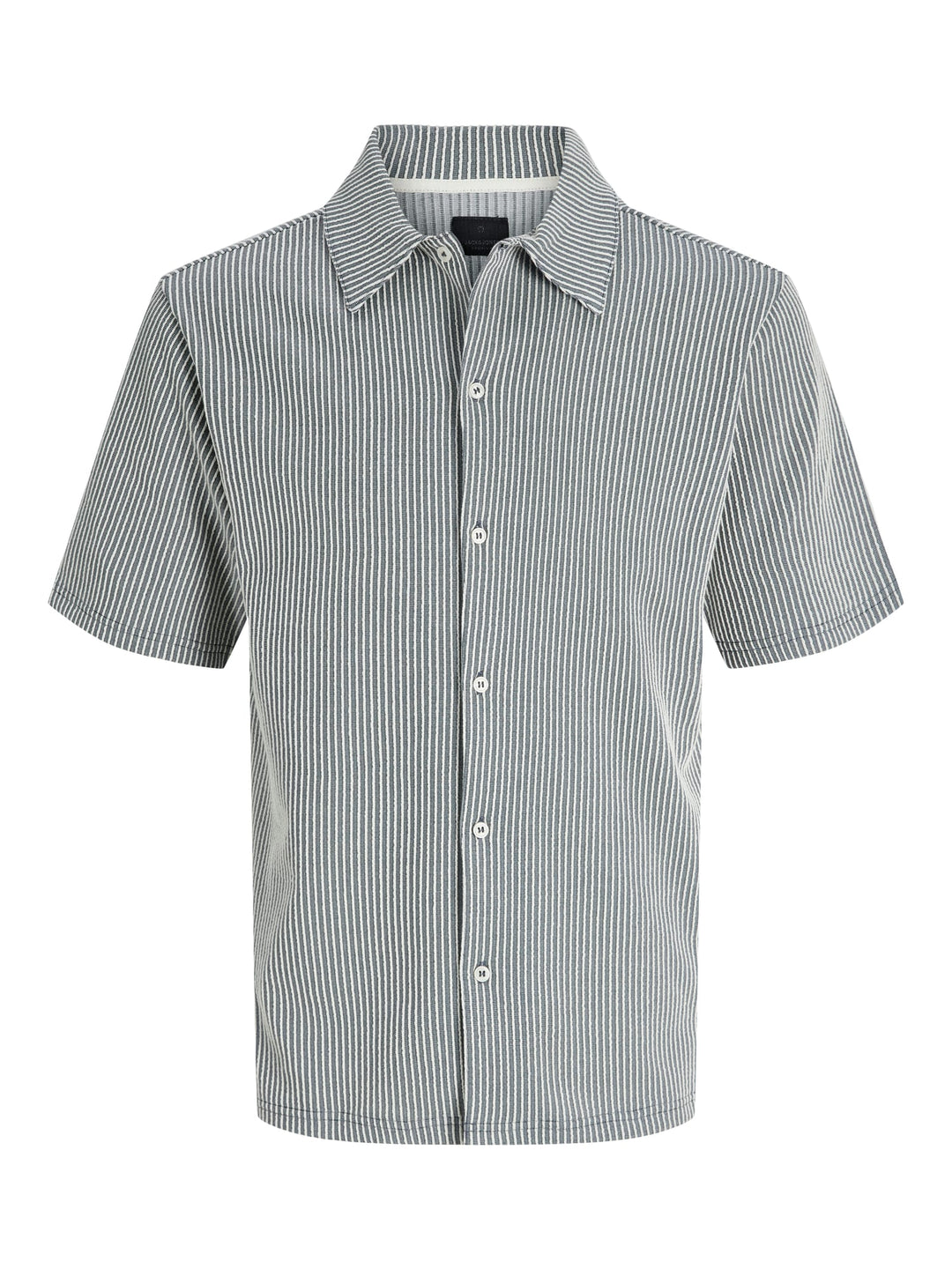 Jack & Jones 12307942 overhemd k/m blauw dessin – heren