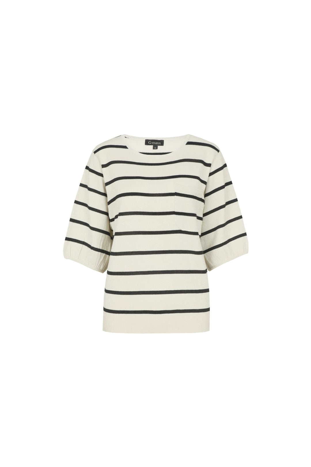 G-Maxx Genoveva knitting top beige – dames