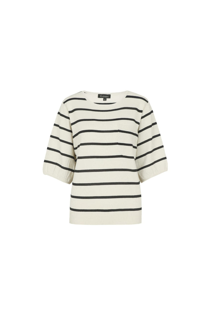 G-Maxx Genoveva knitting top beige – dames