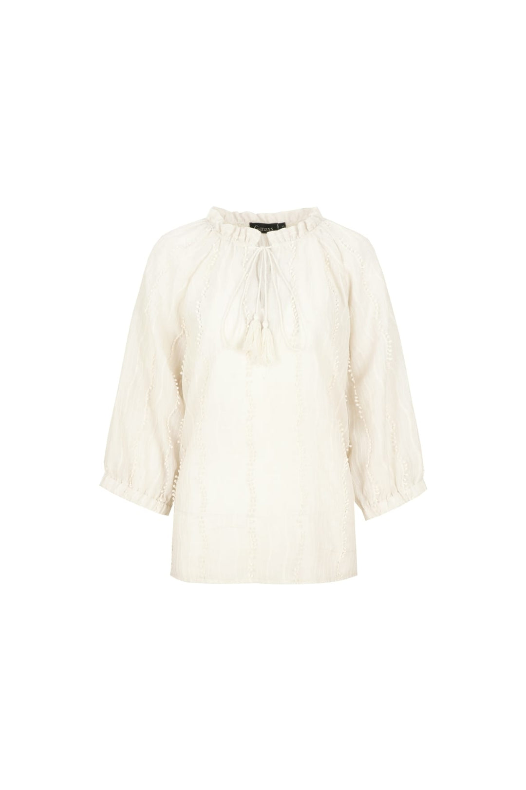 G-Maxx Meliora blouse beige – dames blouse l/m