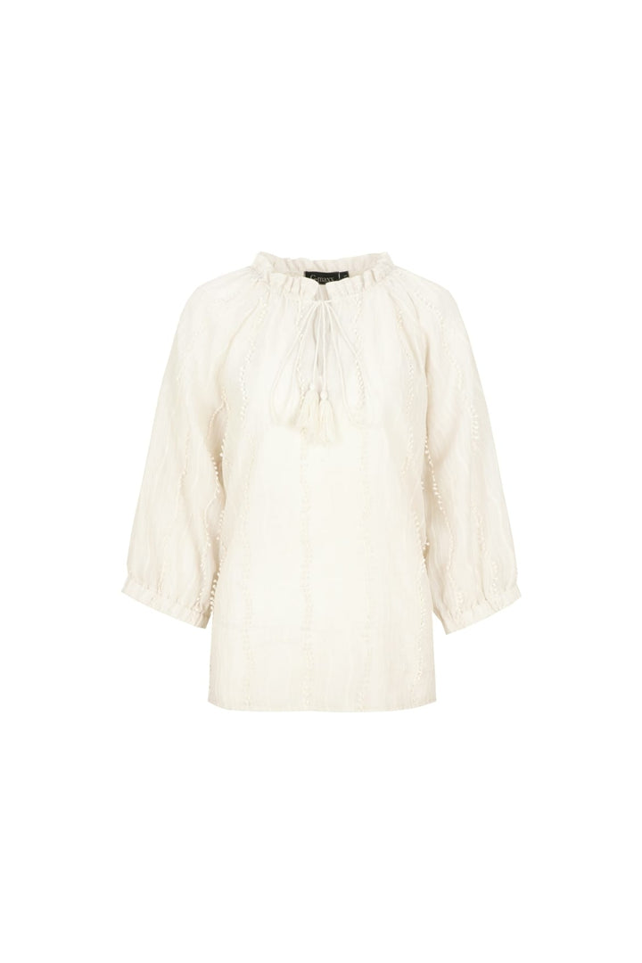 G-Maxx Meliora blouse beige – dames blouse l/m