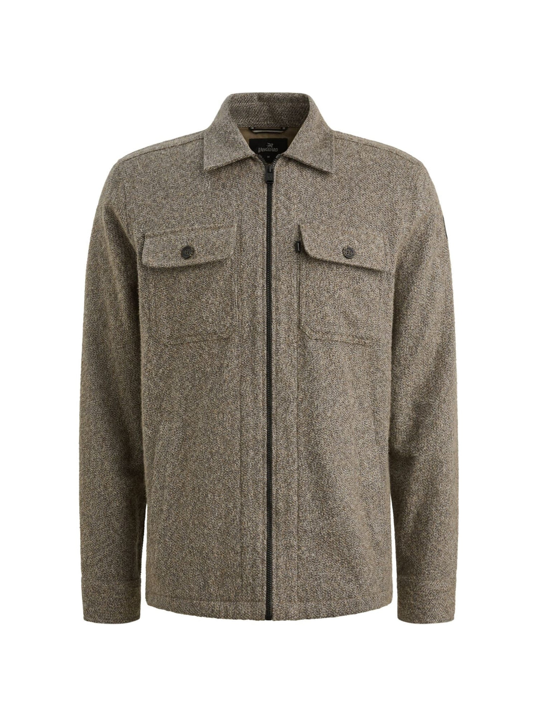 Vanguard overhemd l/m bruin dessin – heren