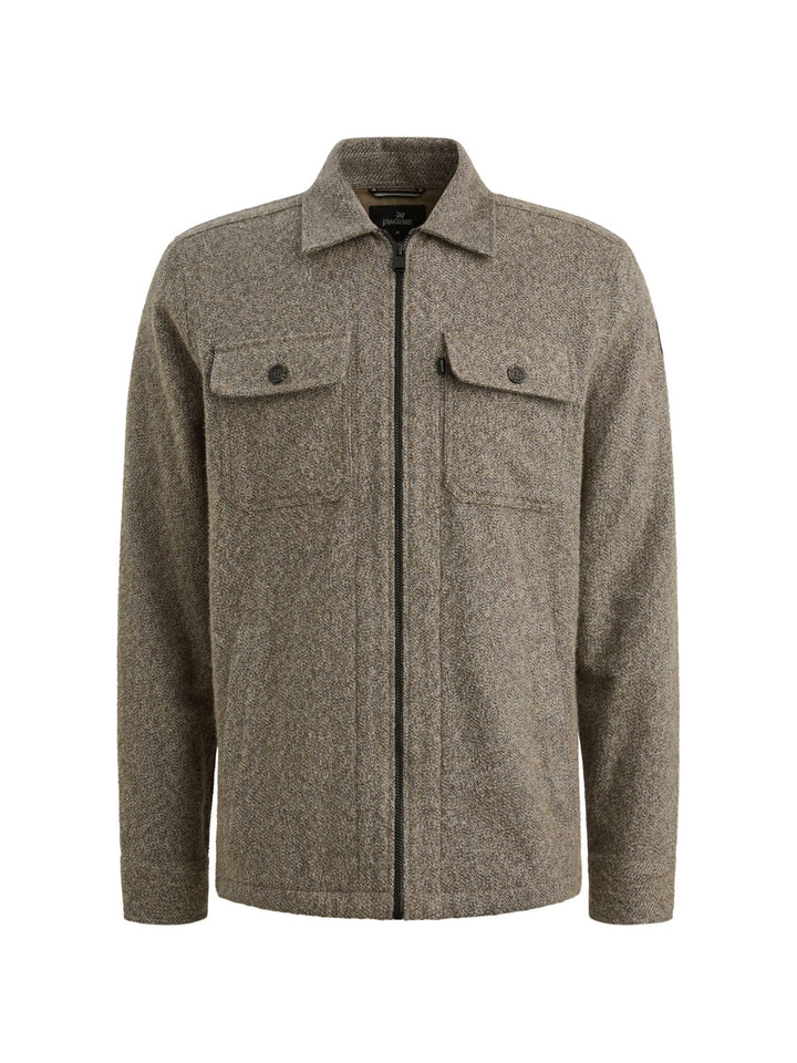 Vanguard overhemd l/m bruin dessin – heren