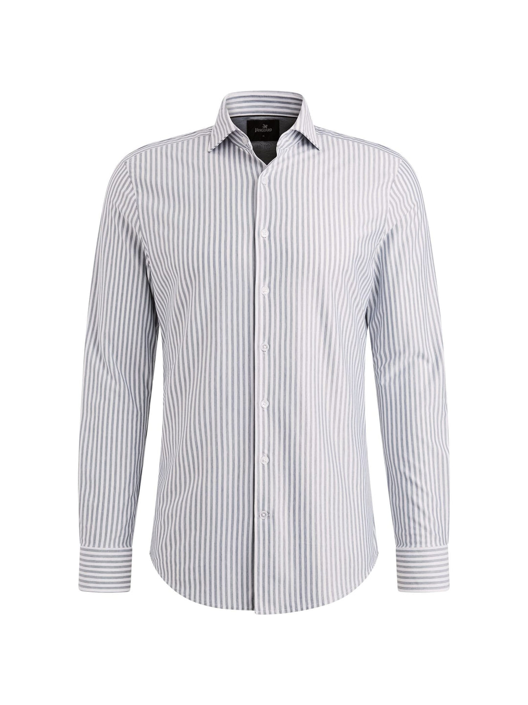 Vanguard overhemd l/m blauw dessin – heren