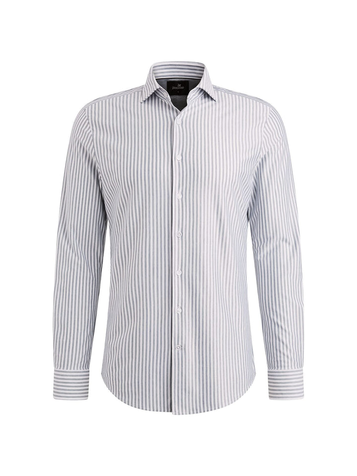 Vanguard overhemd l/m blauw dessin – heren