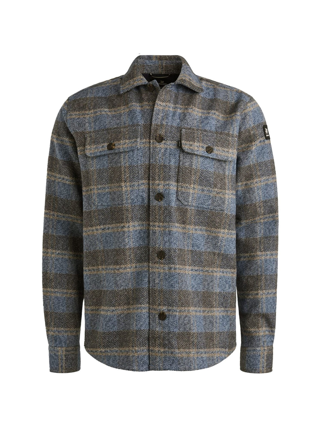 Vanguard overhemd l/m heren blauw dessin – VSI2509233