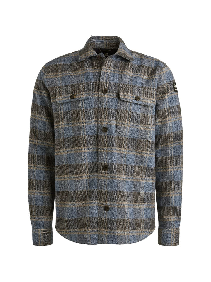 Vanguard overhemd l/m heren blauw dessin – VSI2509233