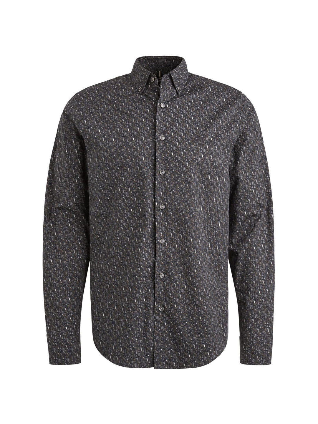 Vanguard VSI2508202 overhemd l/m blauw dessin – heren