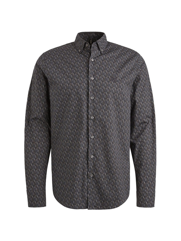 Vanguard VSI2508202 overhemd l/m blauw dessin – heren