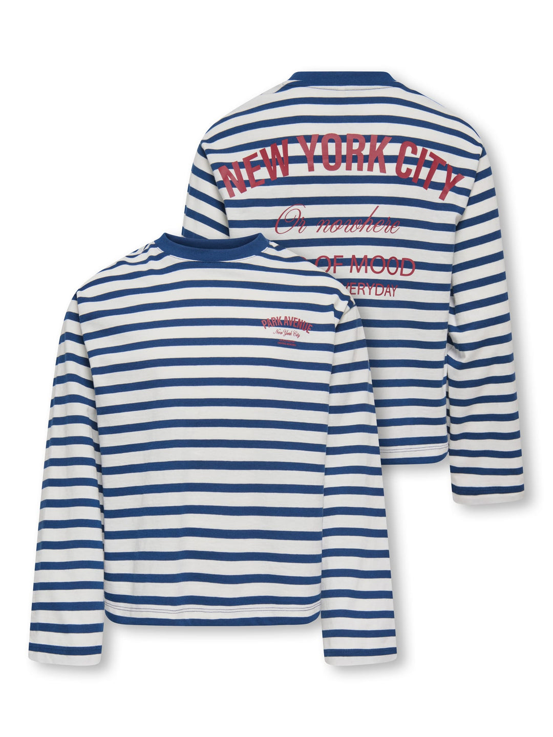 kids only 15382349 lida t-shirt l/m meisjes blauw dessin