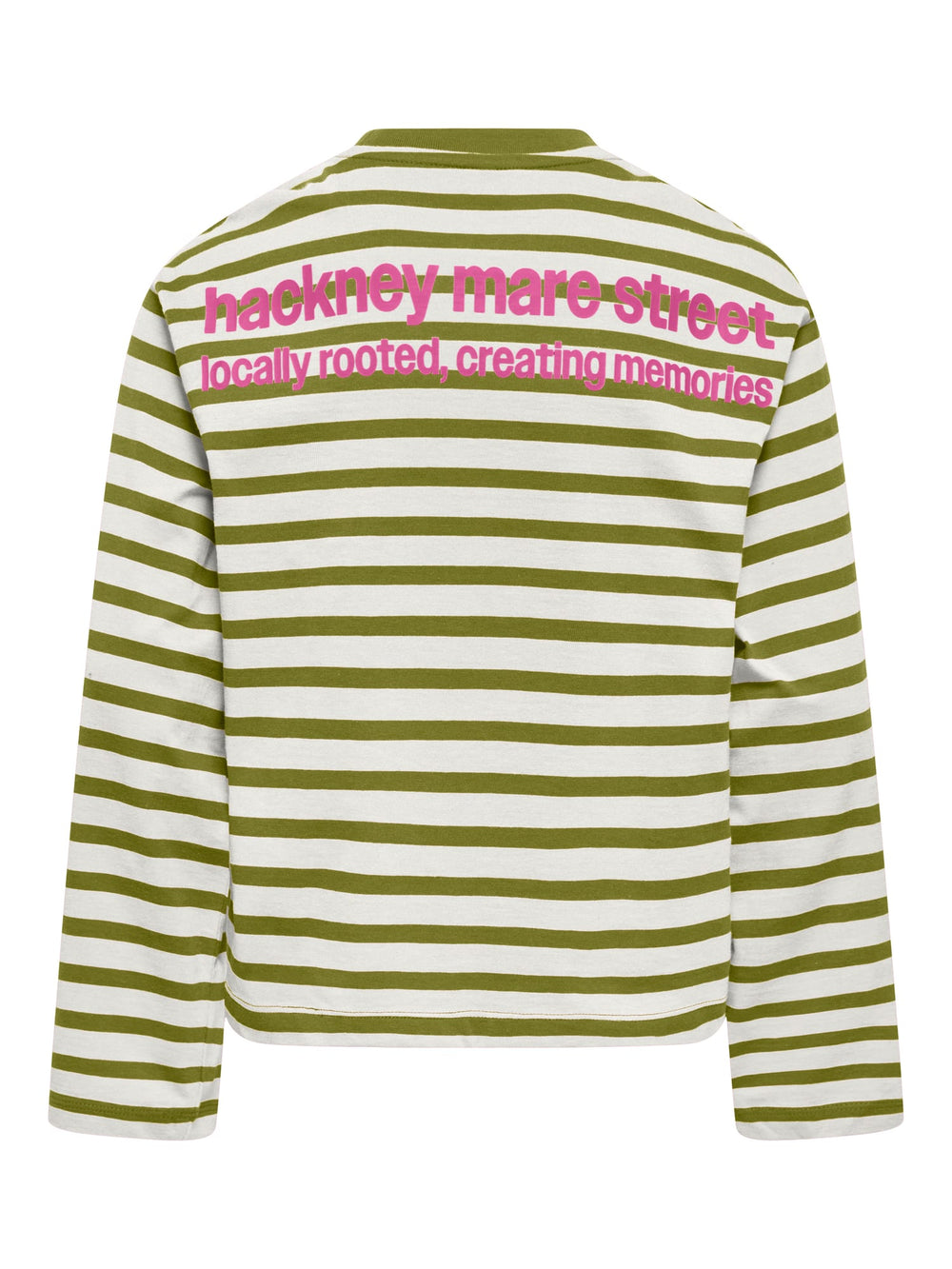 kids only KOGLIDA L/S STRIPE TOP JRS t-shirt l/m groen dessin