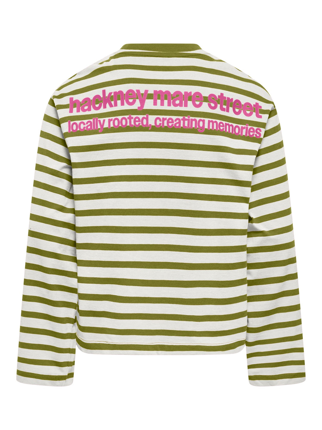 kids only KOGLIDA L/S STRIPE TOP JRS t-shirt l/m groen dessin
