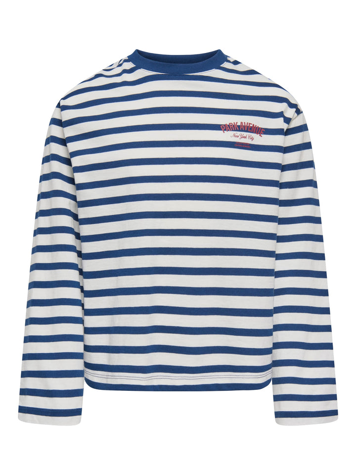 kids only 15382349 lida t-shirt l/m meisjes blauw dessin