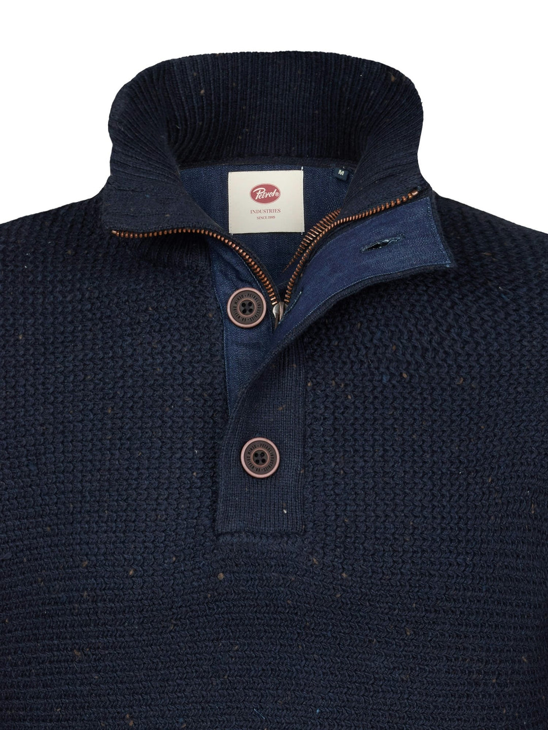 Petrol men M-3060-KWC226 trui heren navy