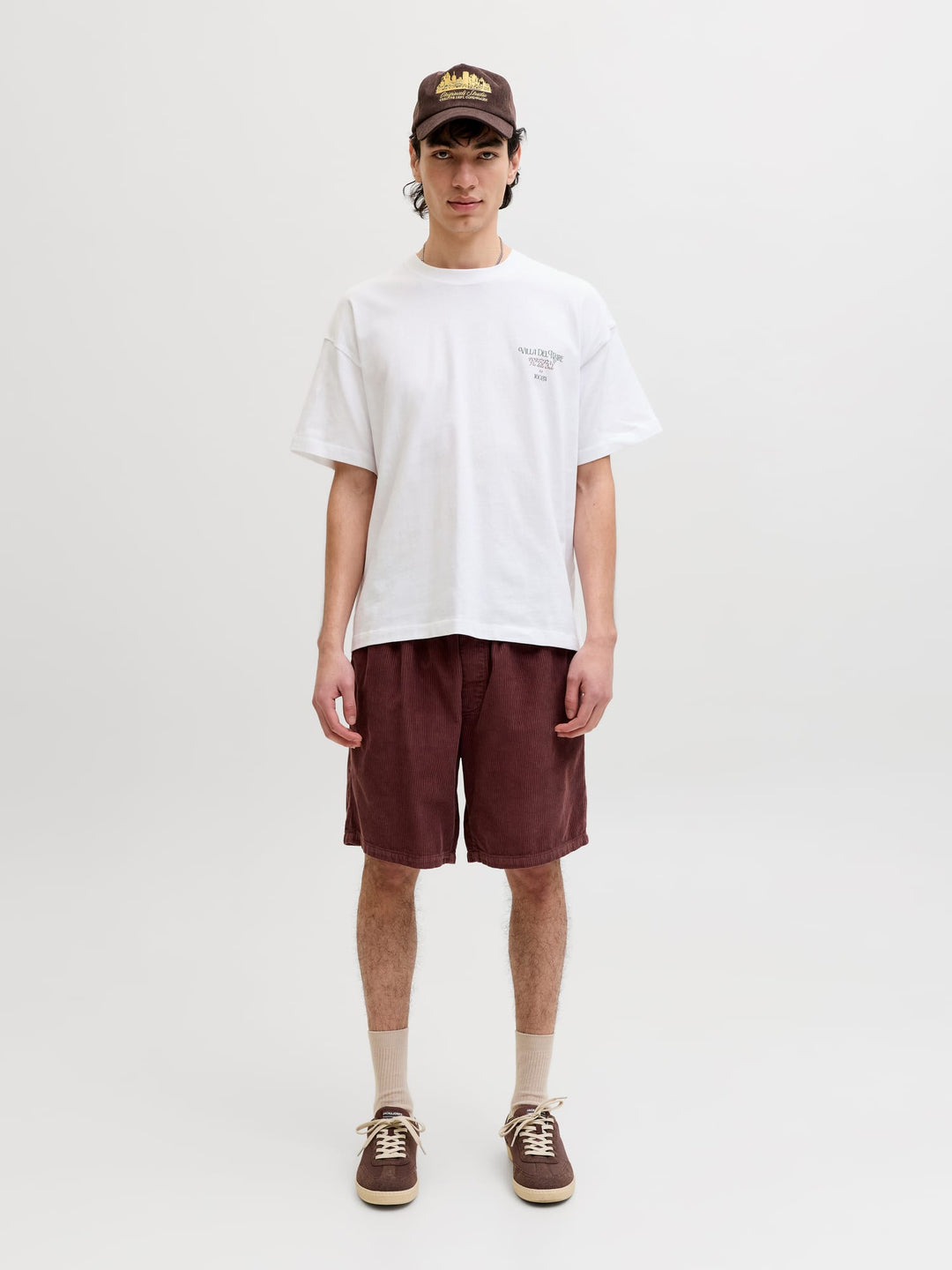 Jack & Jones 12296080 T-shirt wit dessin – heren