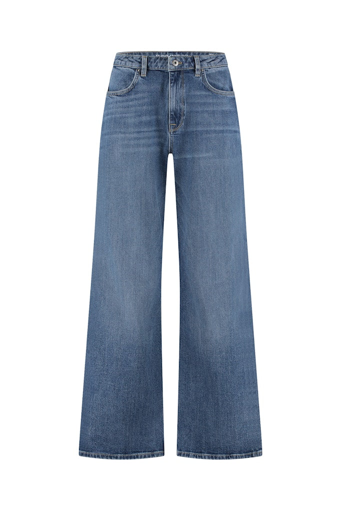 Studio Anneloes 11505 Lexie jeans bootcut flare fit dames - Blue Denim