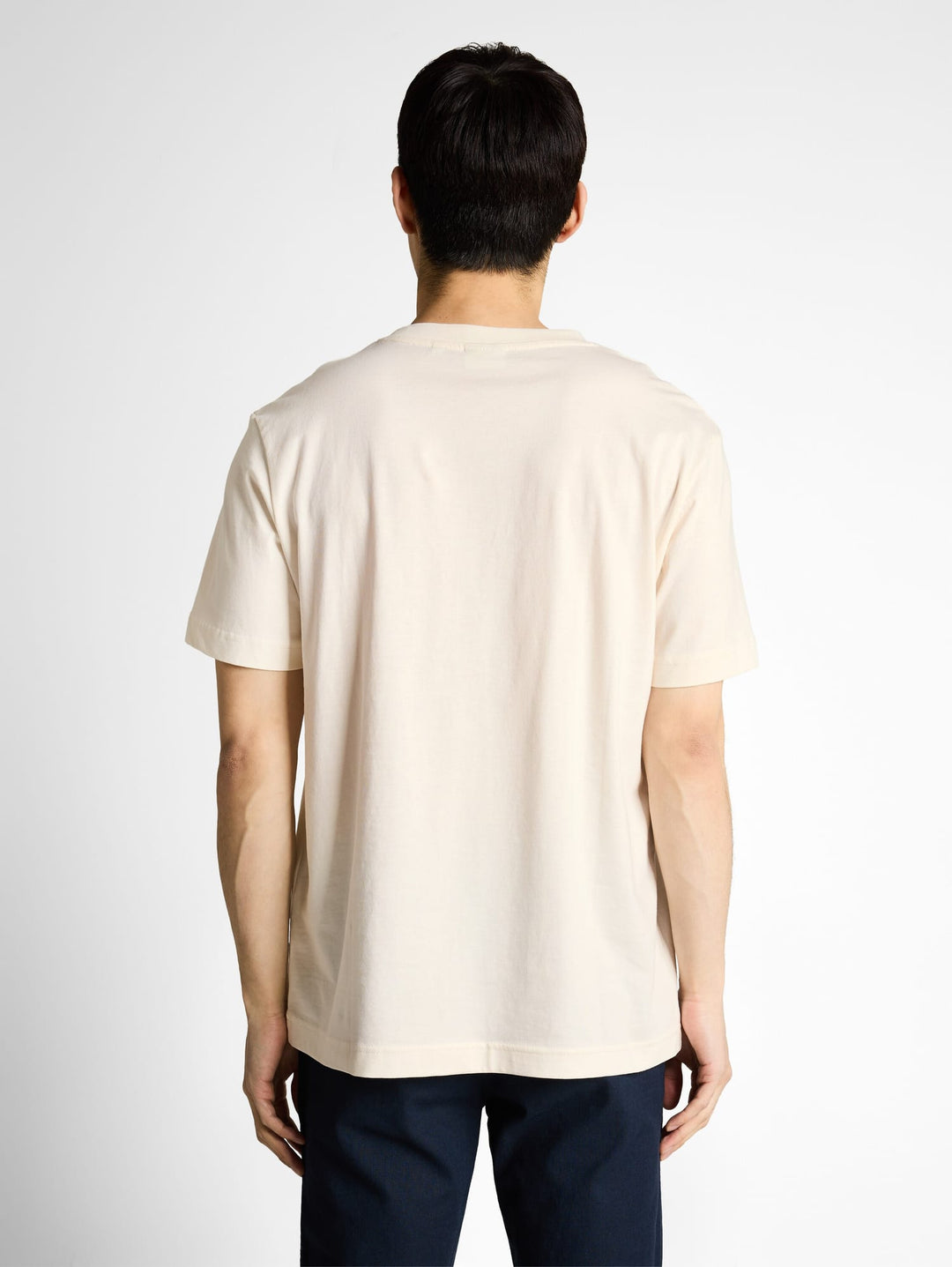 Tom Tailor T-shirt in used look – heren - Off-white