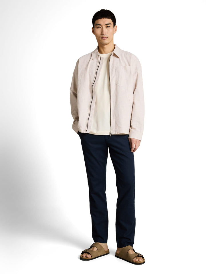 Tom Tailor T-shirt in used look – heren - Off-white