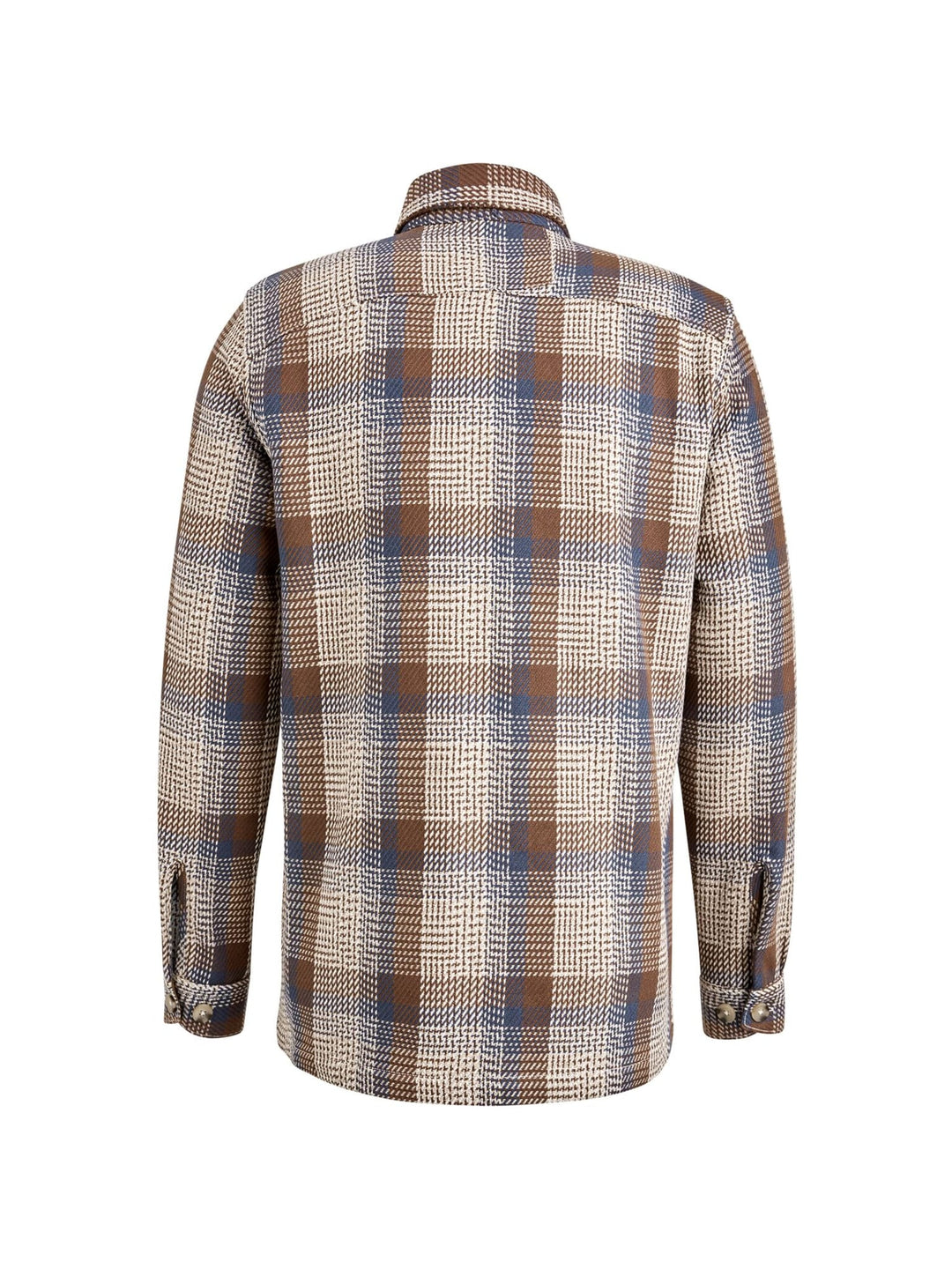 Cast Iron Long Sleeve Shirt Heavy Check – heren - Olijf