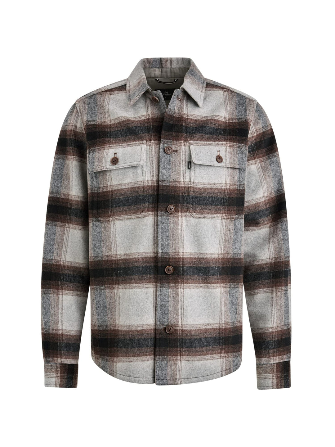 Vanguard VSI2410244 overhemd l/m grijs dessin – heren