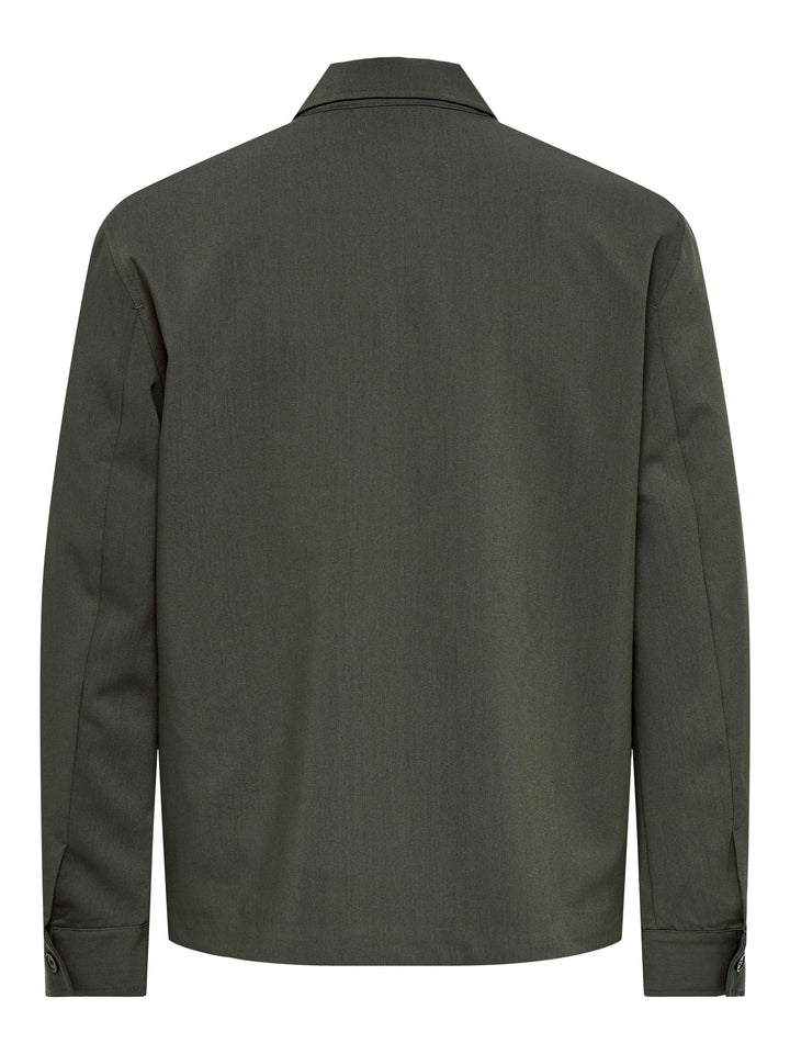 ONLY & SONS groen overhemd l/m heren – casual stijl