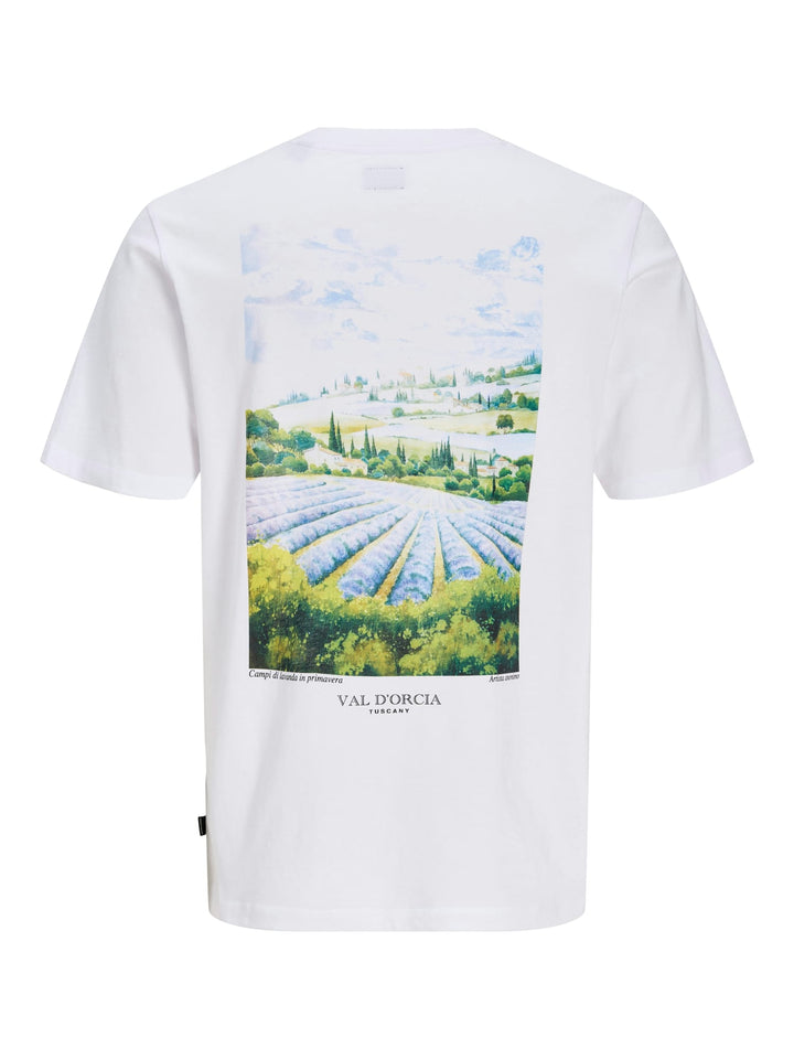 Jack & Jones Blajames T-shirt off-white – heren