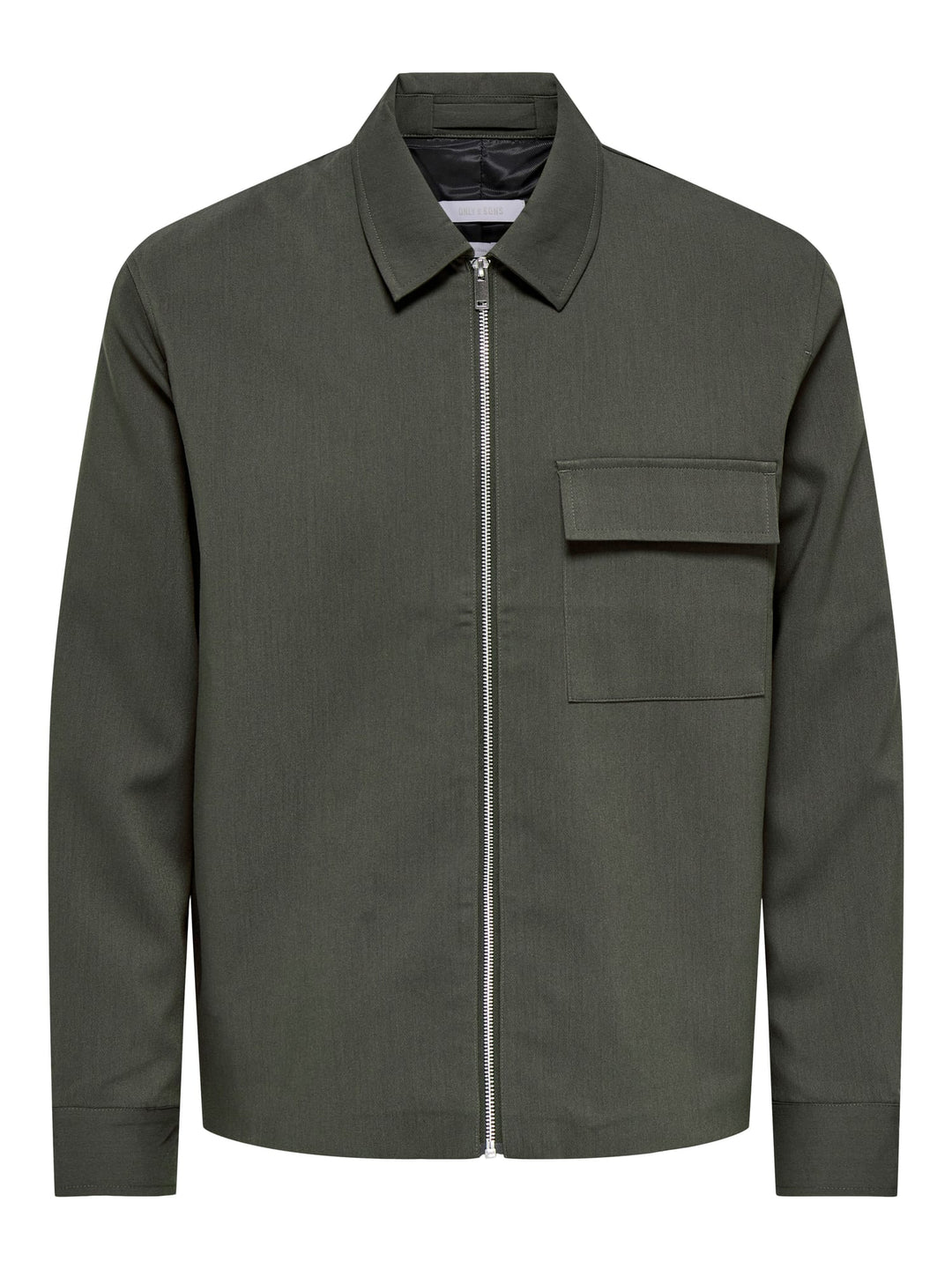 ONLY & SONS groen overhemd l/m heren – casual stijl
